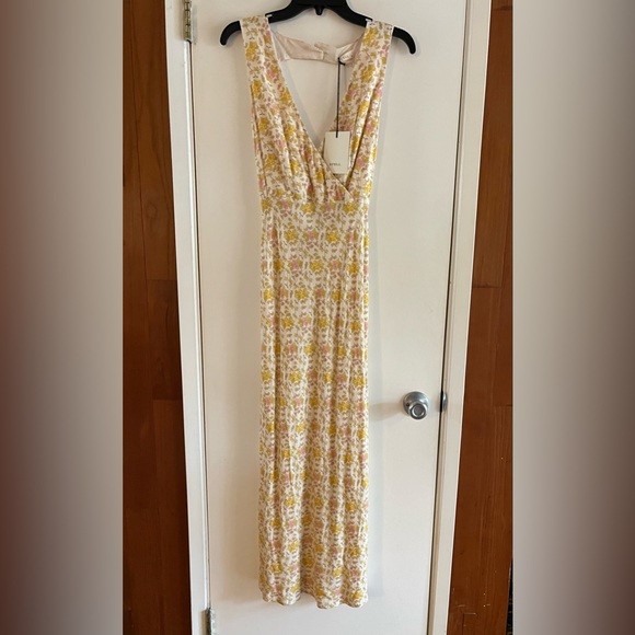 Spell Yellow Rose Bias Maxi Dress - Picture 6 of 7